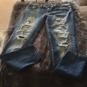 Kancan distressed jeans